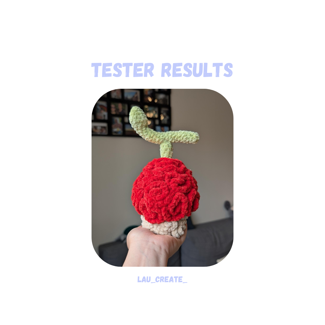 Reindeer Fruit Crochet Pattern / 2 in 1 Pattern: Low Sew and Sew Option