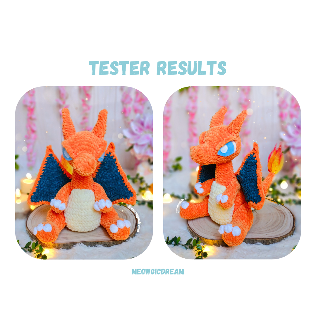 Fire Dragon Crochet Pattern