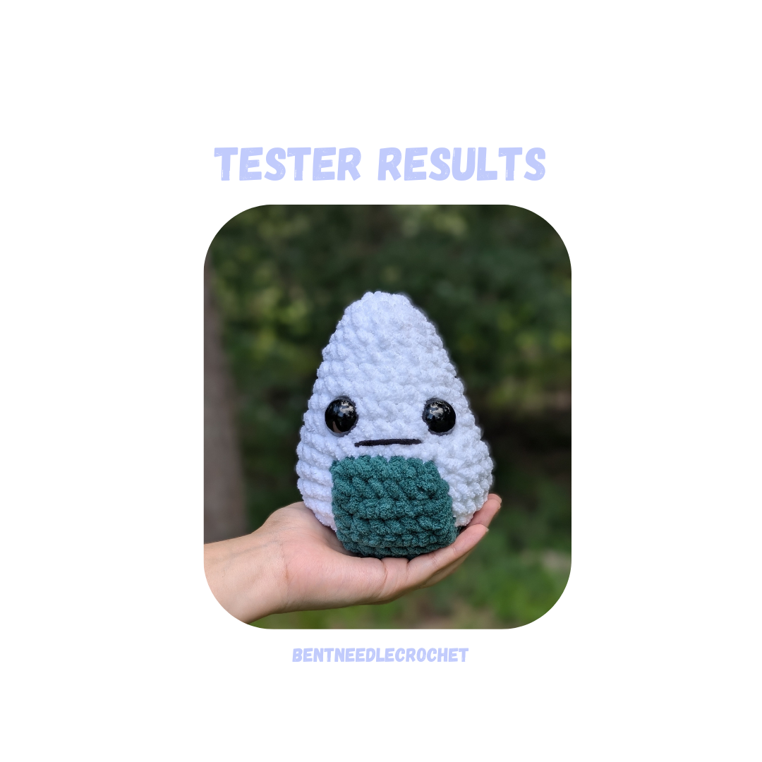 Baby Onigiri Pattern low sew