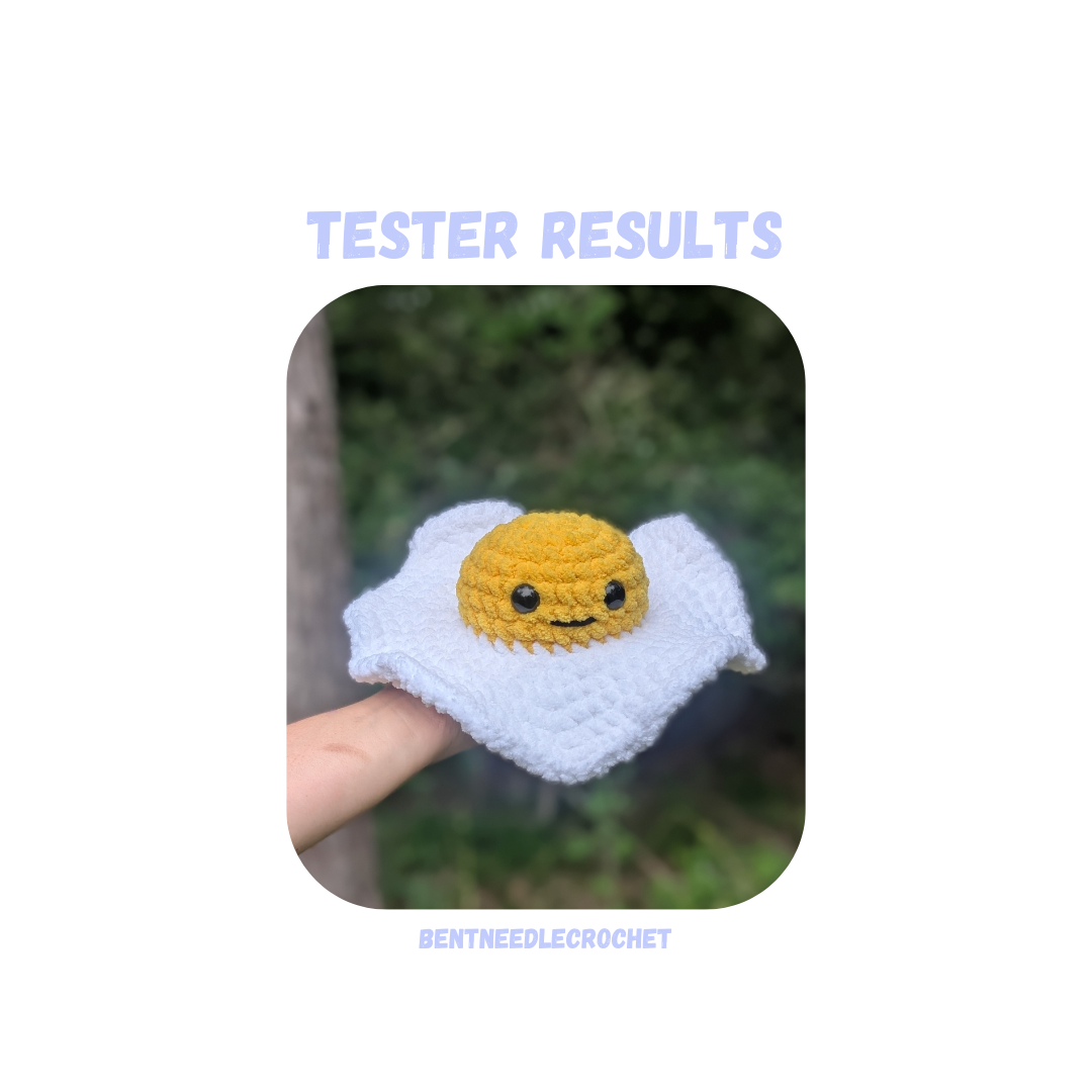 Fried Egg Crochet Pattern No Sew