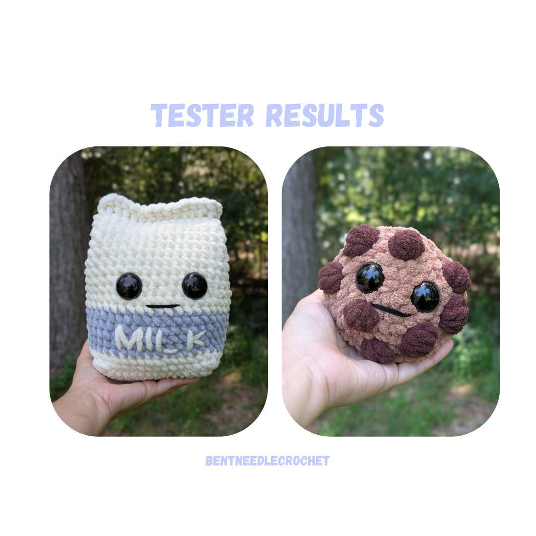 No Sew Milk and Cookie Pattern
