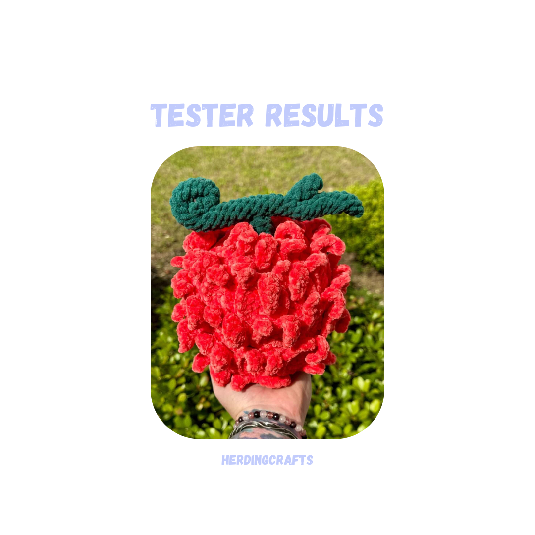 Fire Fruit Crochet Pattern