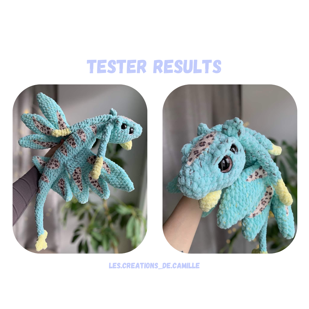 Low Sew Predator Dragon Crochet Pattern
