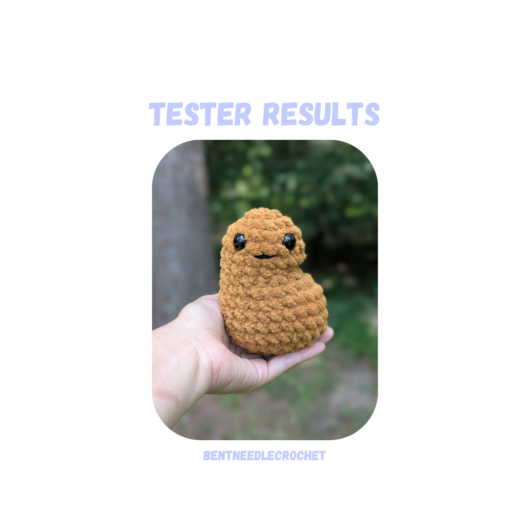 Chicken Nugget Crochet Pattern No Sew