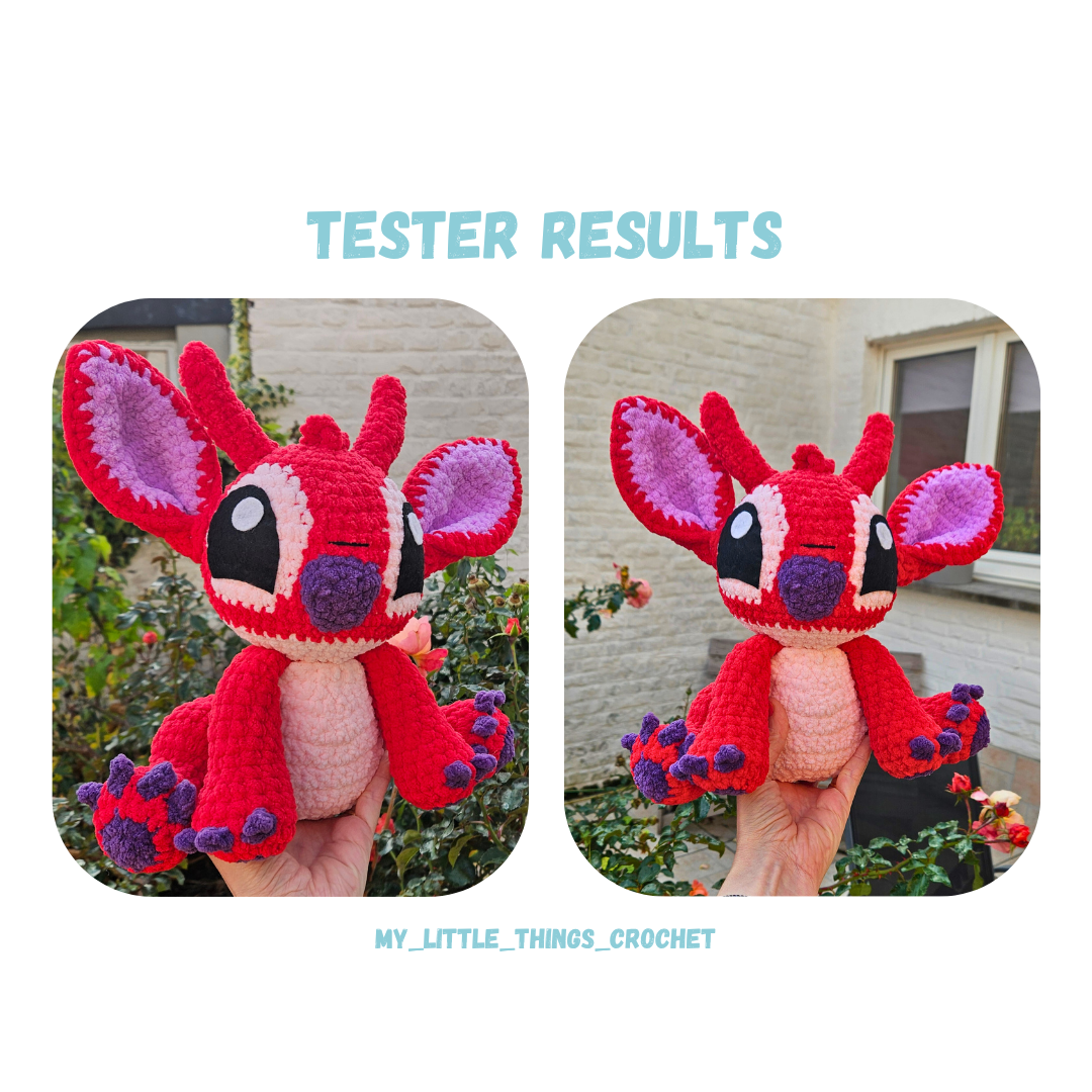 Red Kauai Monster Crochet Pattern