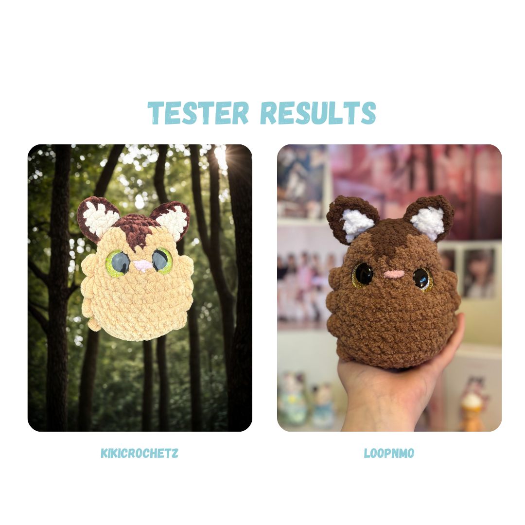 Chibi Catbus Crochet Pattern LOW SEW