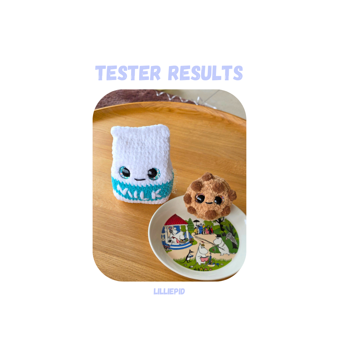 No Sew Milk and Cookie Pattern
