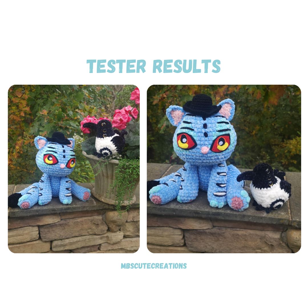 Demon Tiger and Bird Crochet Pattern Bundle