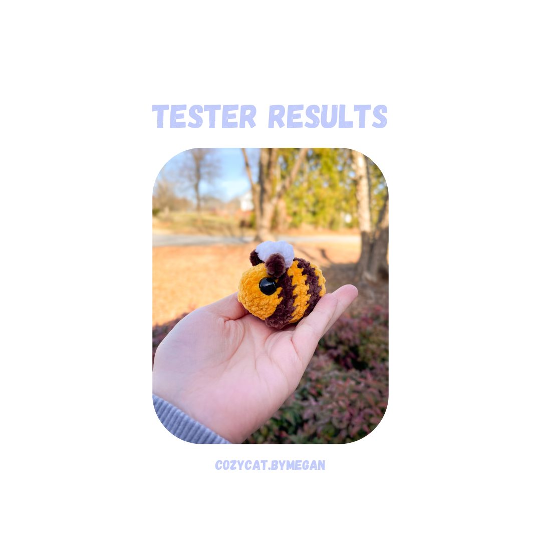 Bee Crochet Pattern NO SEW