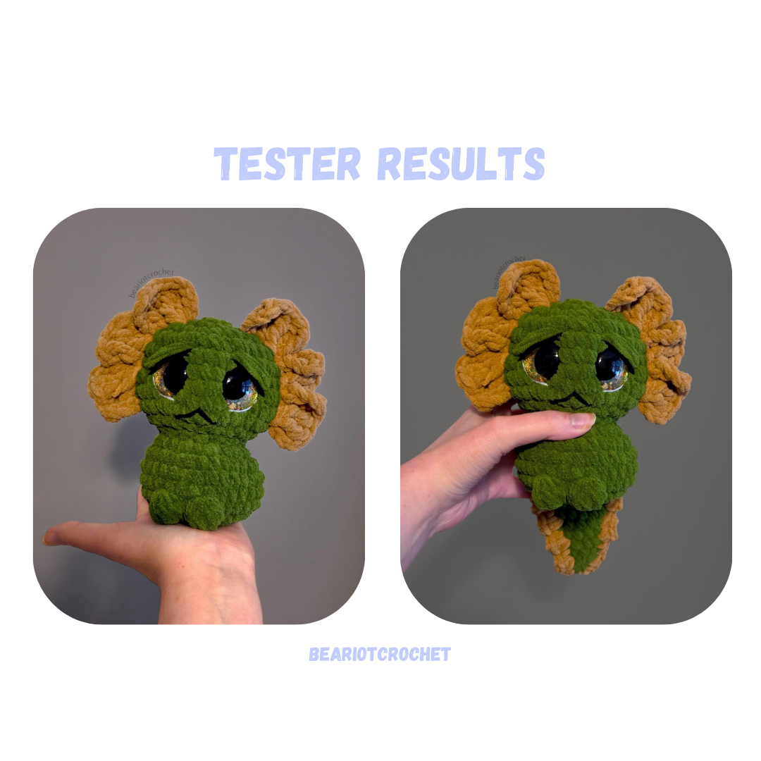 No Sew Axolotl Friend Pattern