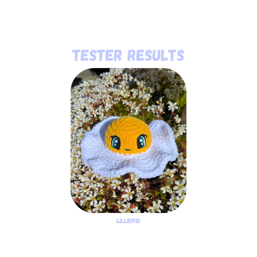 Fried Egg Crochet Pattern No Sew