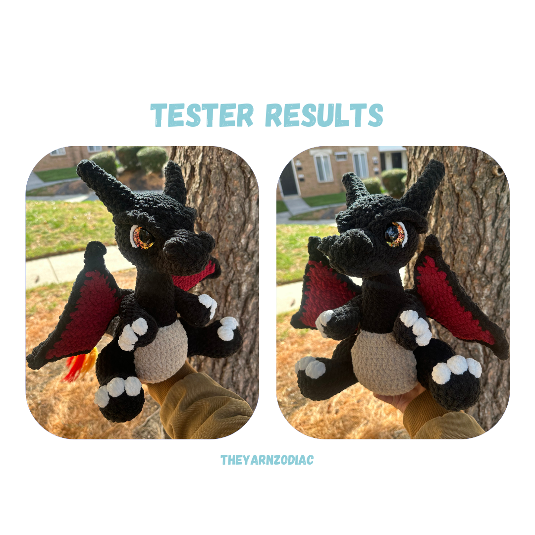 Fire Dragon Crochet Pattern