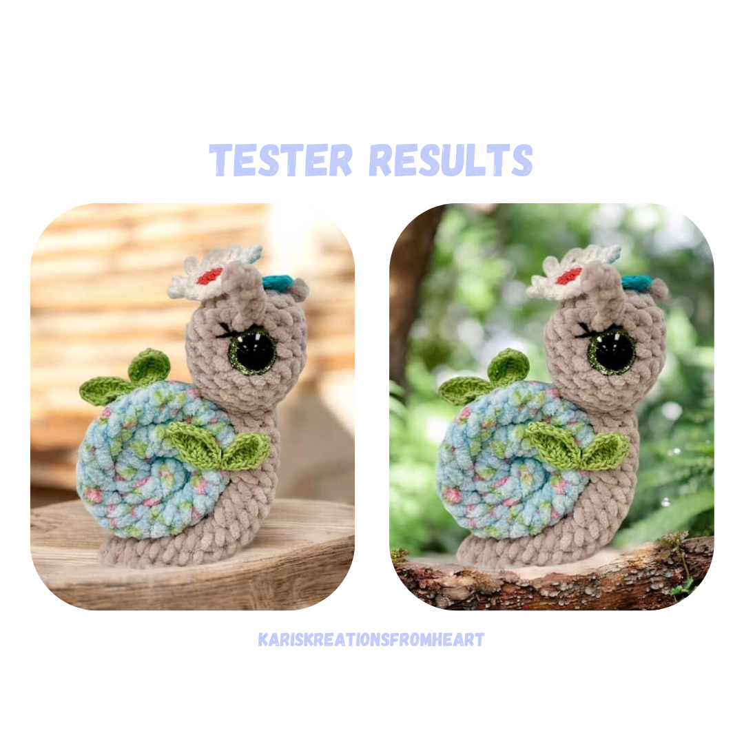 Snail Crochet Pattern LOW SEW