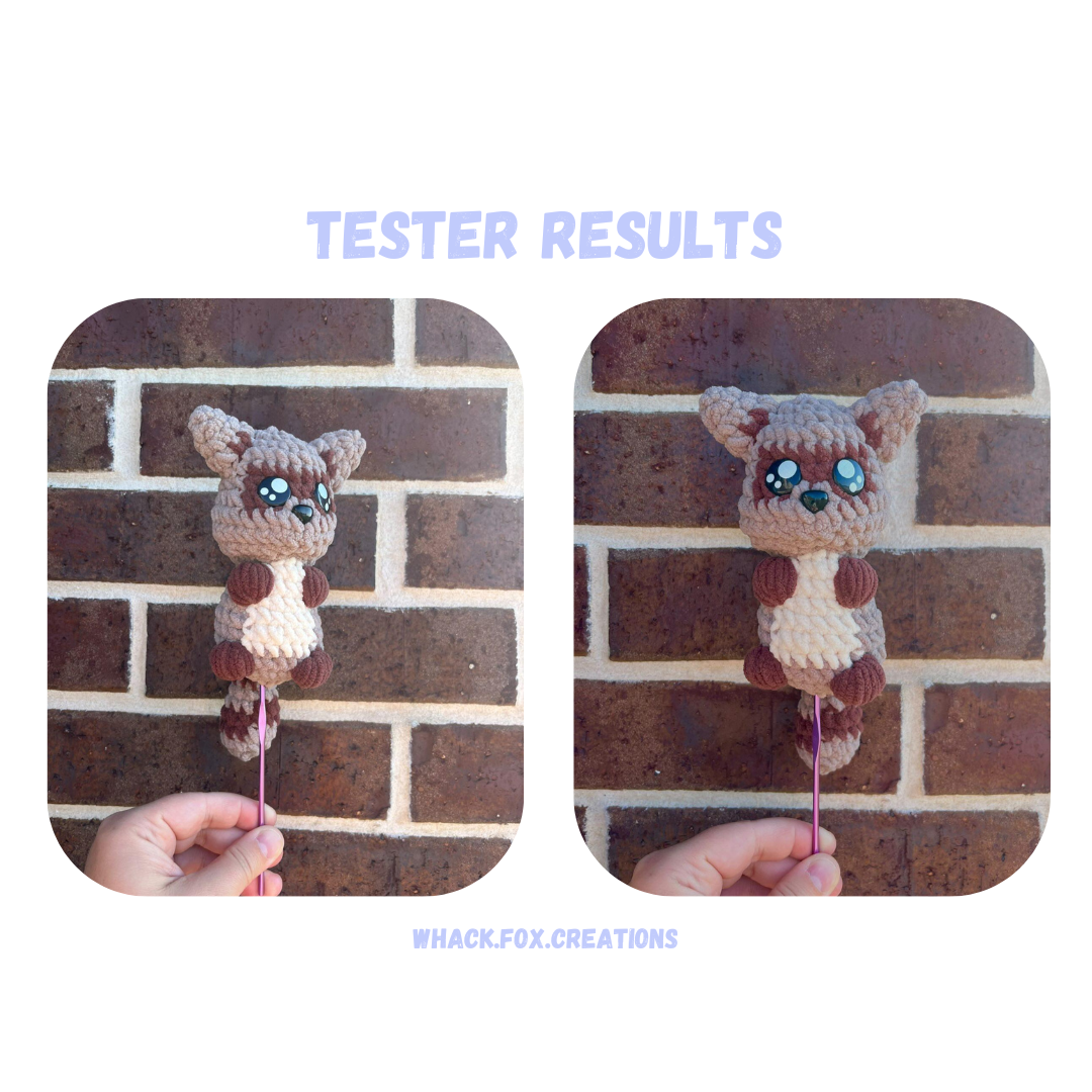 Tanuki Crochet Pattern Low Sew