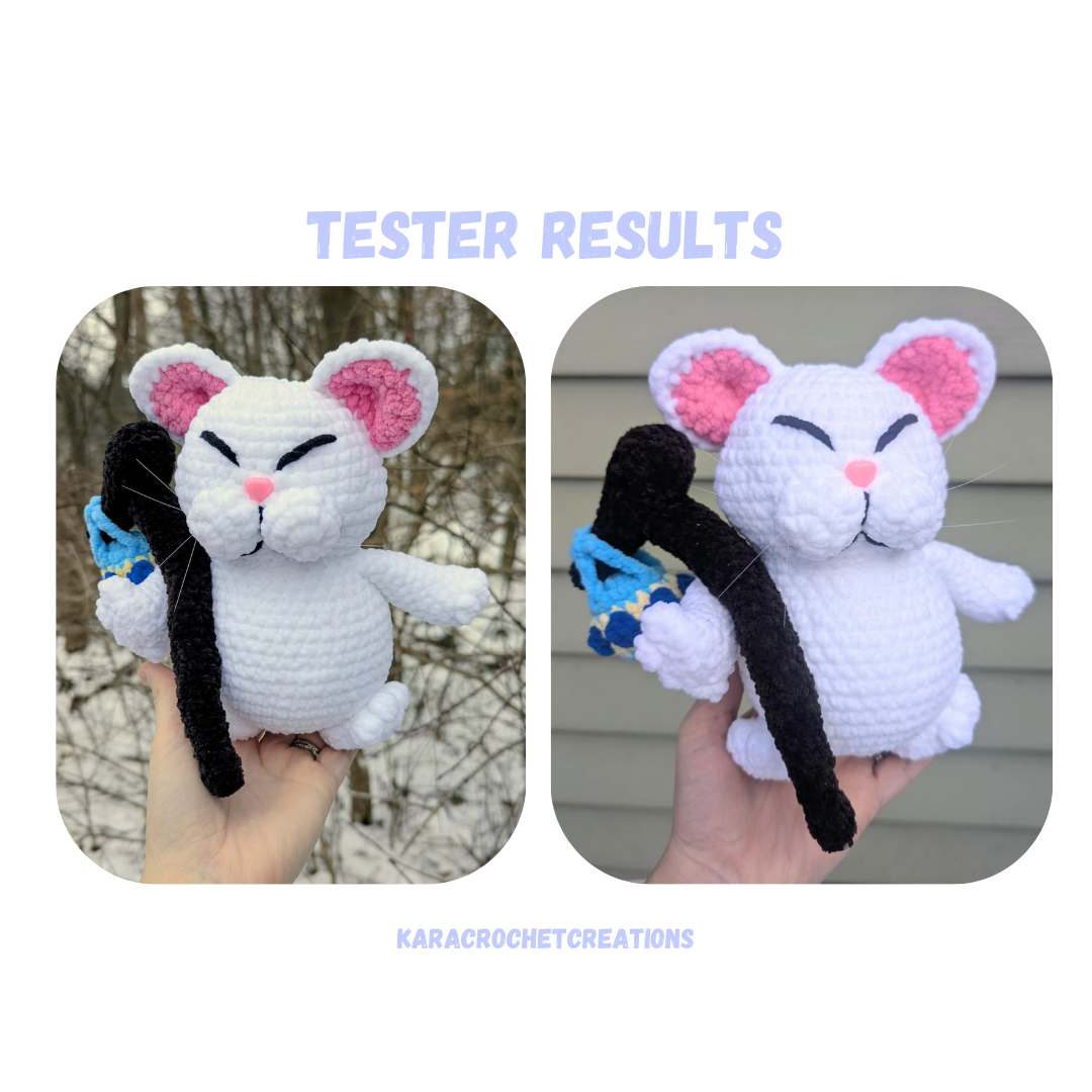 Demon Cat Elder Crochet Pattern