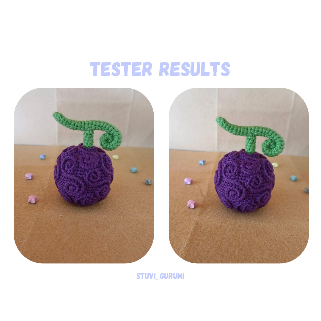 Stretchy Fruit Crochet Pattern / 2 in 1 Pattern: Low Sew and Sew Option