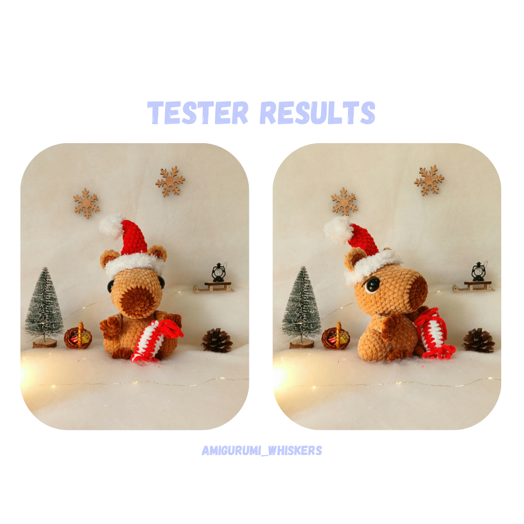 Capybara with Outfits Crochet Pattern