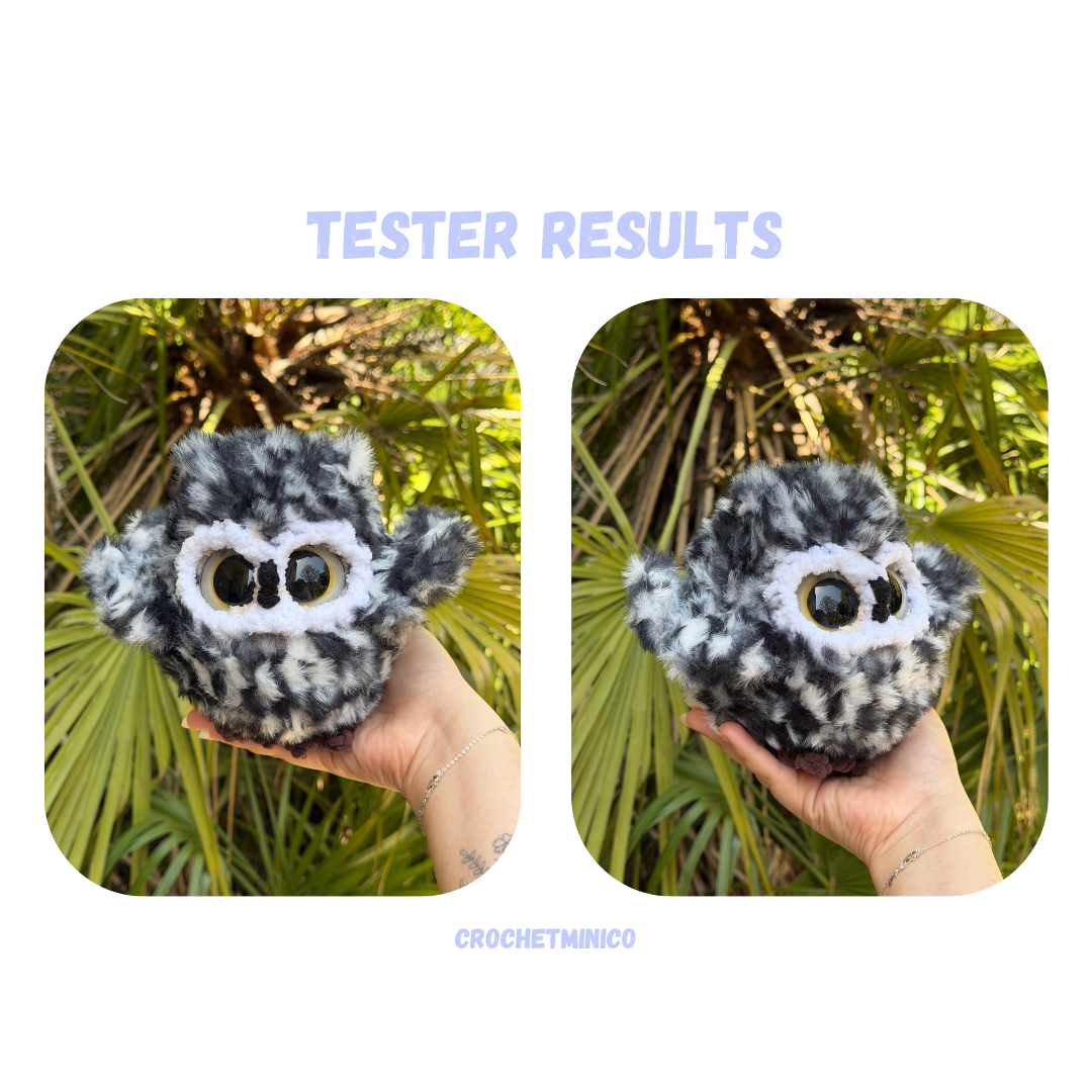Owl Family Crochet Pattern NO SEW