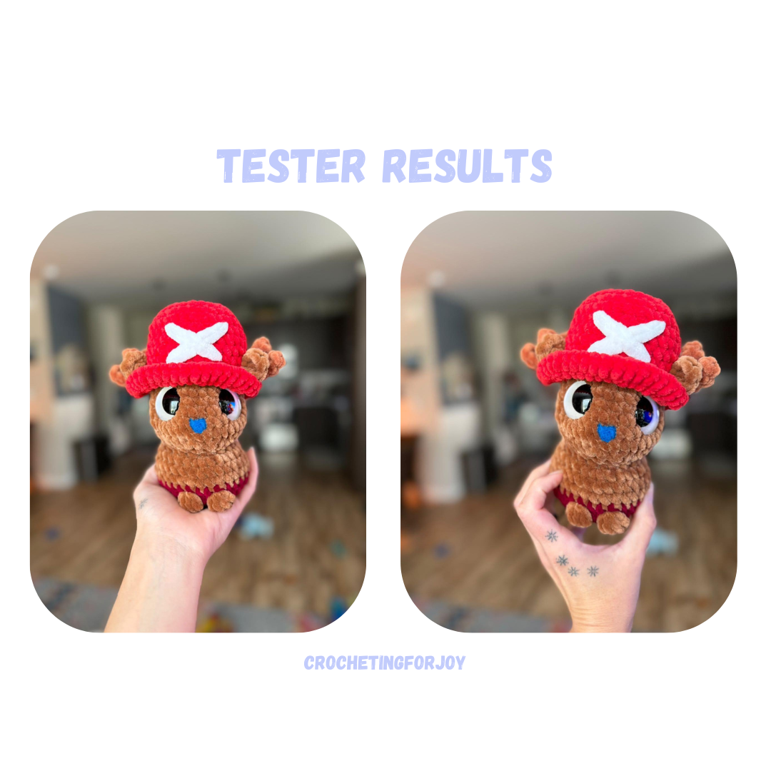 Low Sew Anime Reindeer Pattern