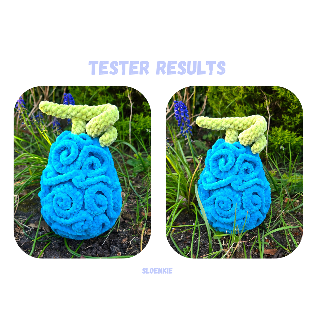 Tremble Fruit Crochet Pattern / 2 in 1 Pattern: Low Sew and Sew Option