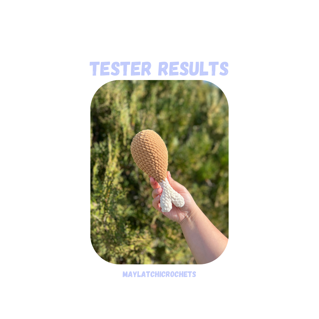 Chicken Drumstick Crochet Pattern No Sew