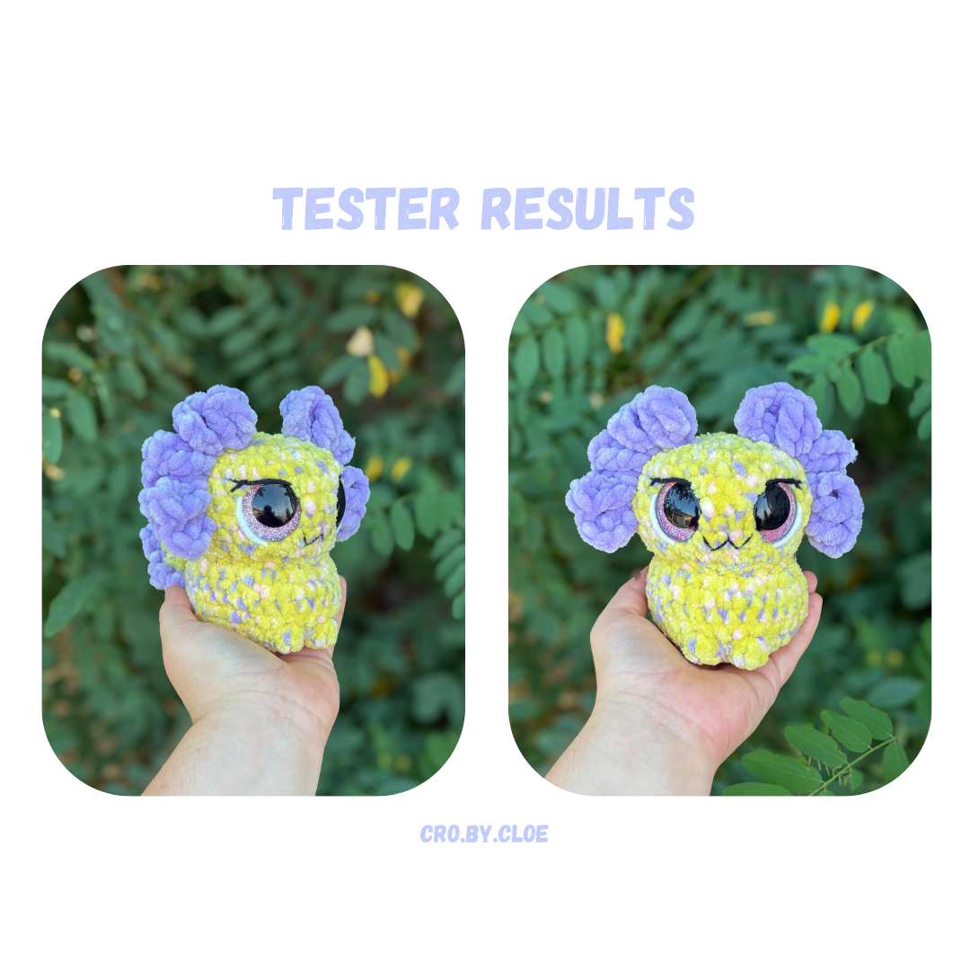 No Sew Axolotl Friend Pattern