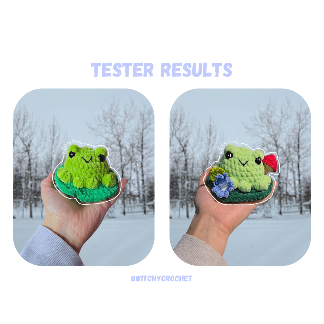 Frog Crochet Pattern 3 Designs NO SEW