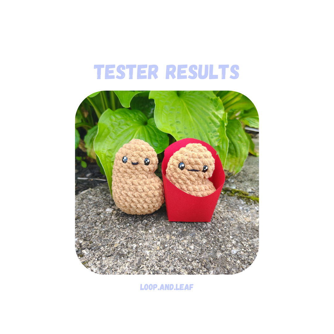 Chicken Nugget Crochet Pattern No Sew