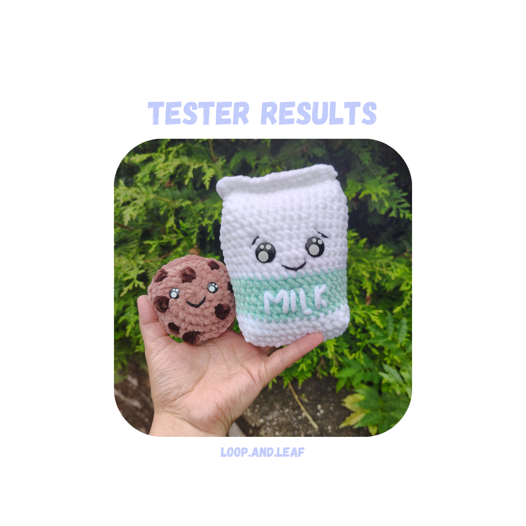 No Sew Milk and Cookie Pattern