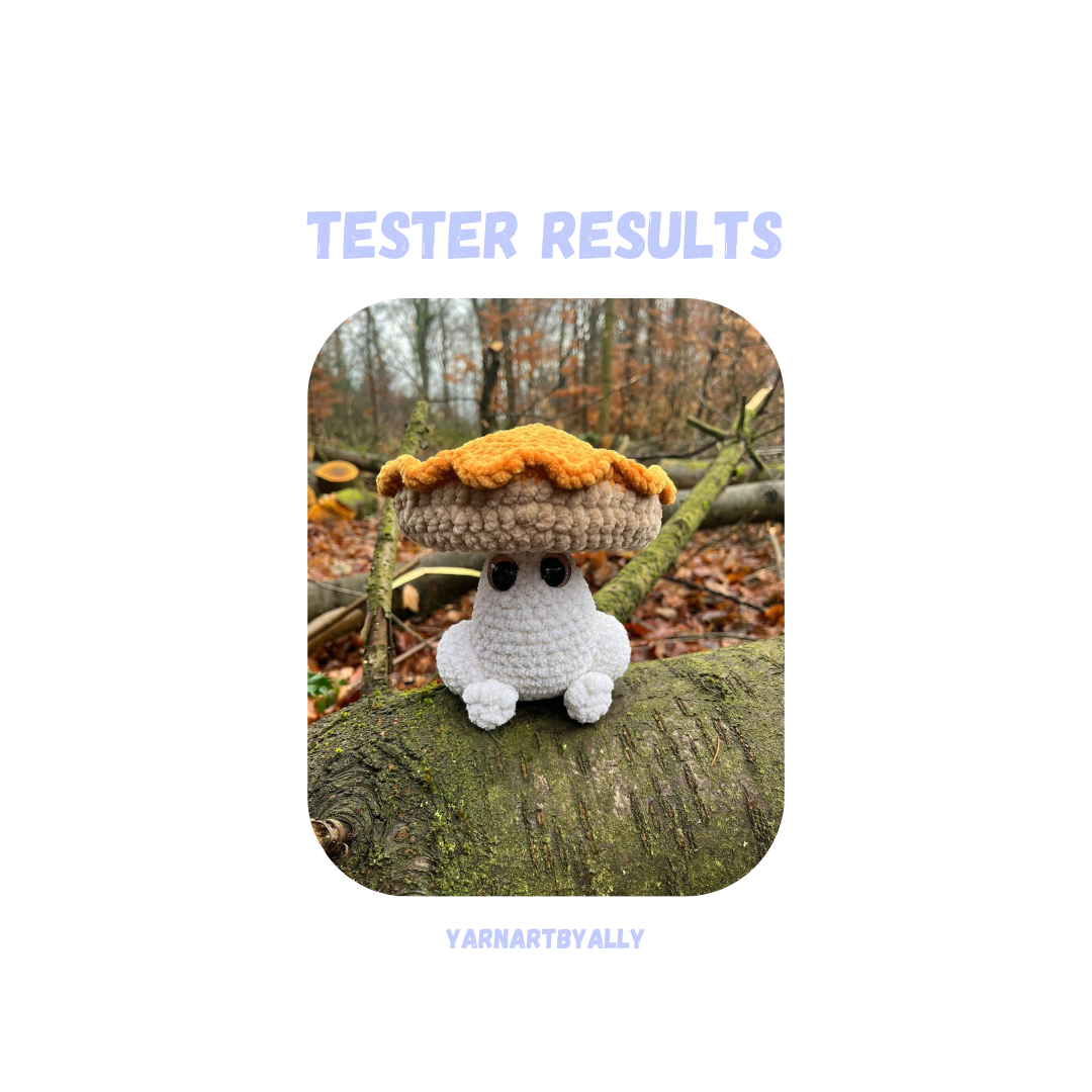 Mushroom Ghost Crochet Pattern