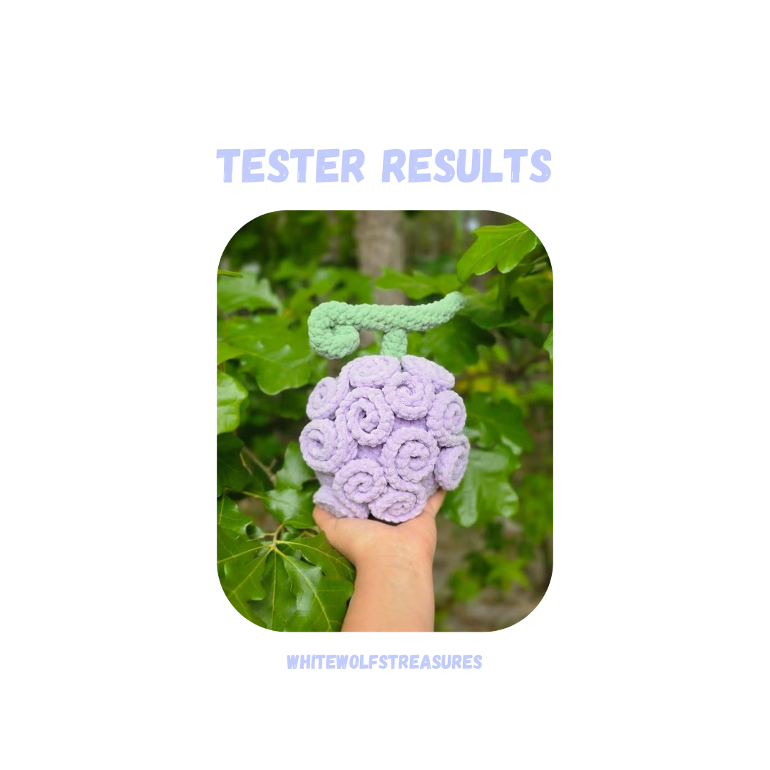 Stretchy Fruit Crochet Pattern / 2 in 1 Pattern: Low Sew and Sew Option