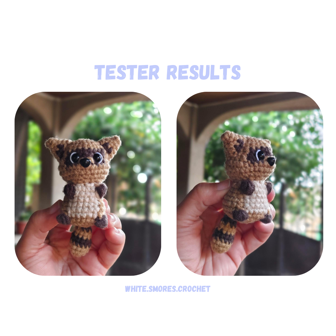 Tanuki Crochet Pattern Low Sew