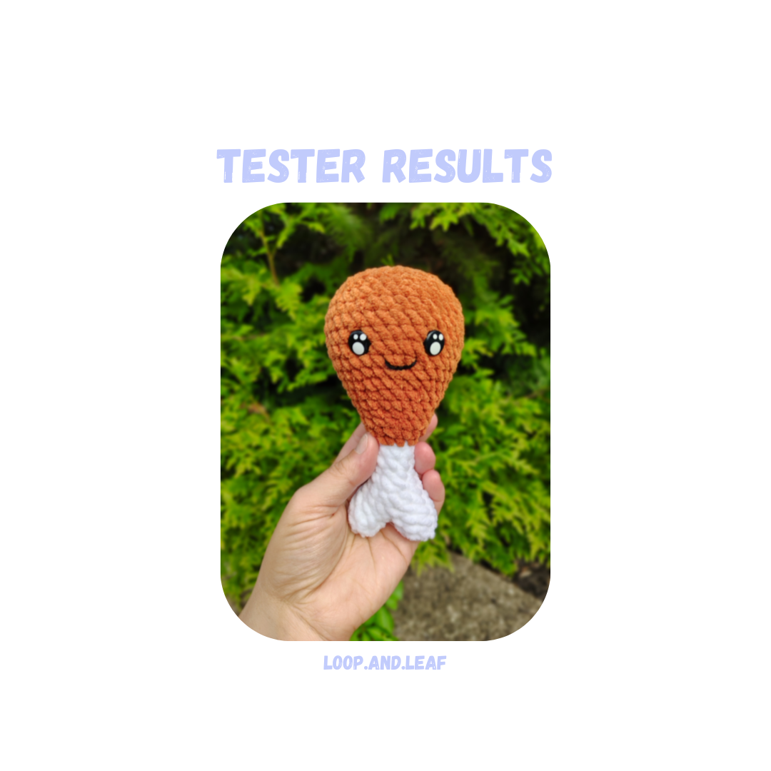 Chicken Drumstick Crochet Pattern No Sew