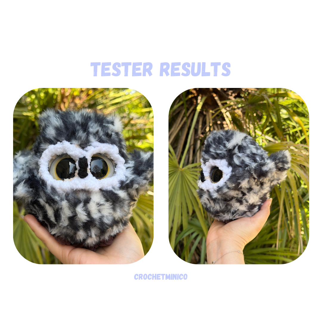 Owl Family Crochet Pattern NO SEW