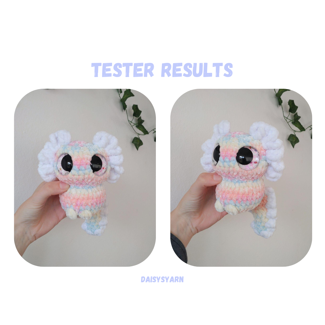 No Sew Axolotl Friend Pattern