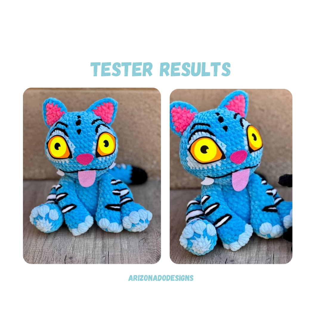 Demon Tiger Crochet Pattern