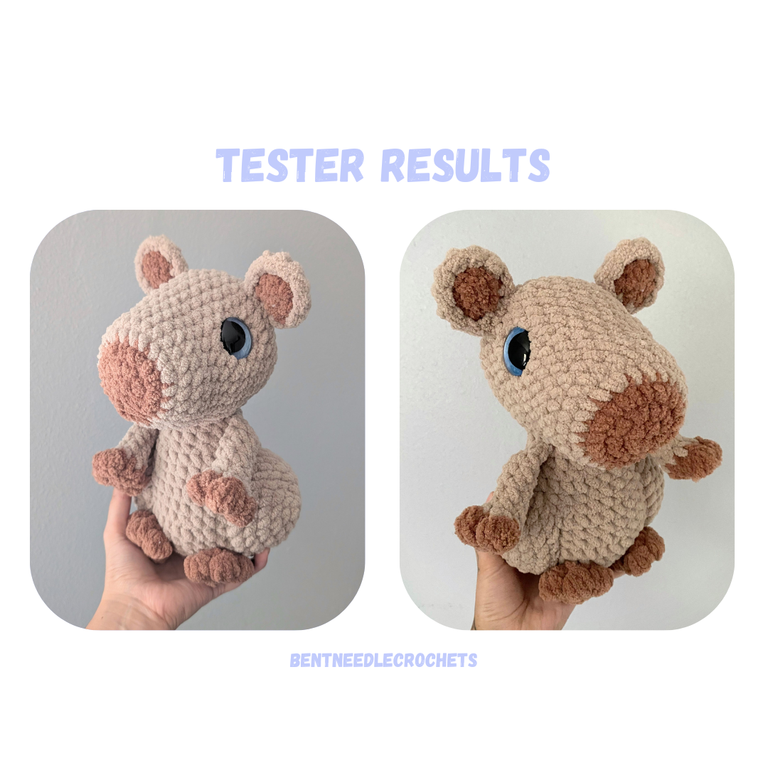 Capybara Crochet Pattern