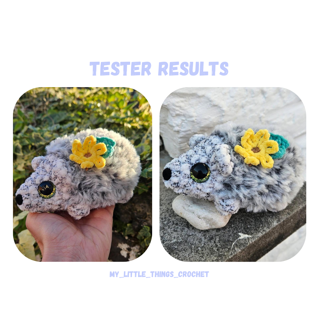 Baby Hedgehog Crochet Pattern No Sew