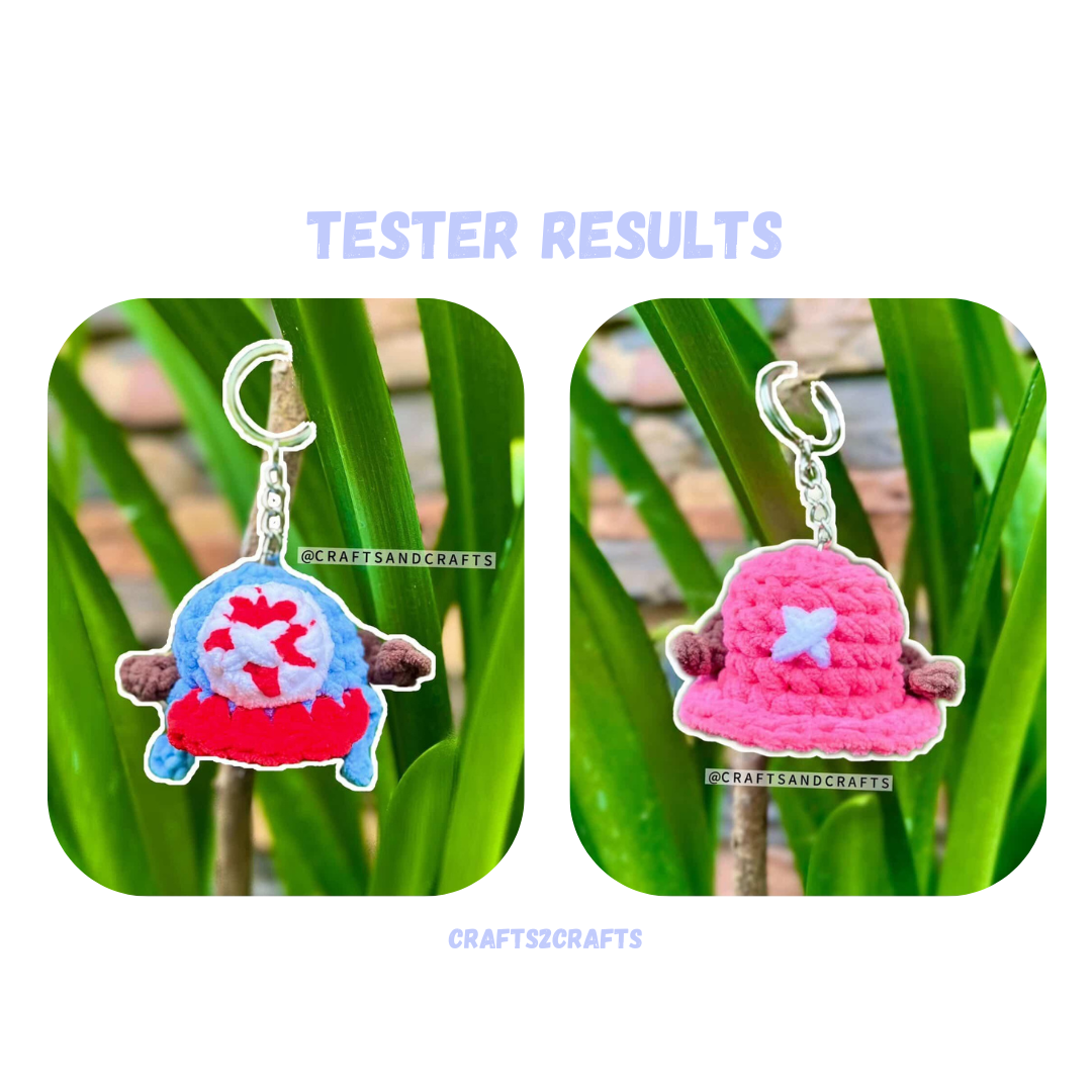 Pirate Keychains Crochet Pattern LOW SEW Big Bundle