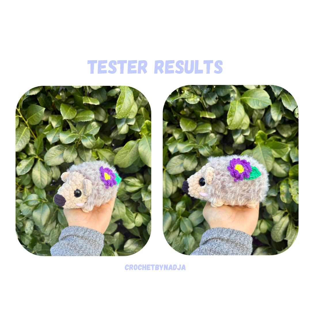 Baby Hedgehog Crochet Pattern No Sew