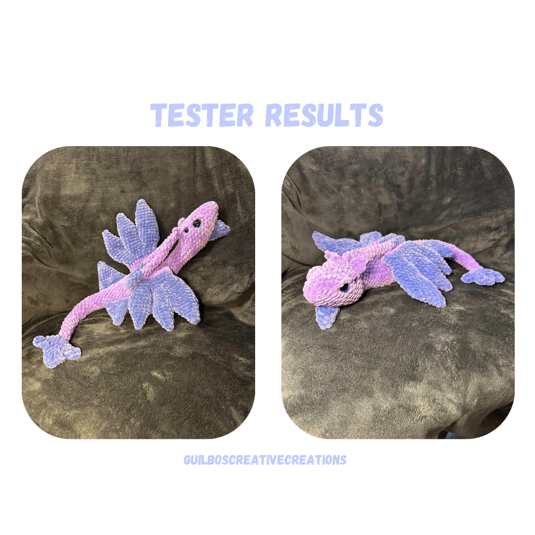 Low Sew Predator Dragon Crochet Pattern