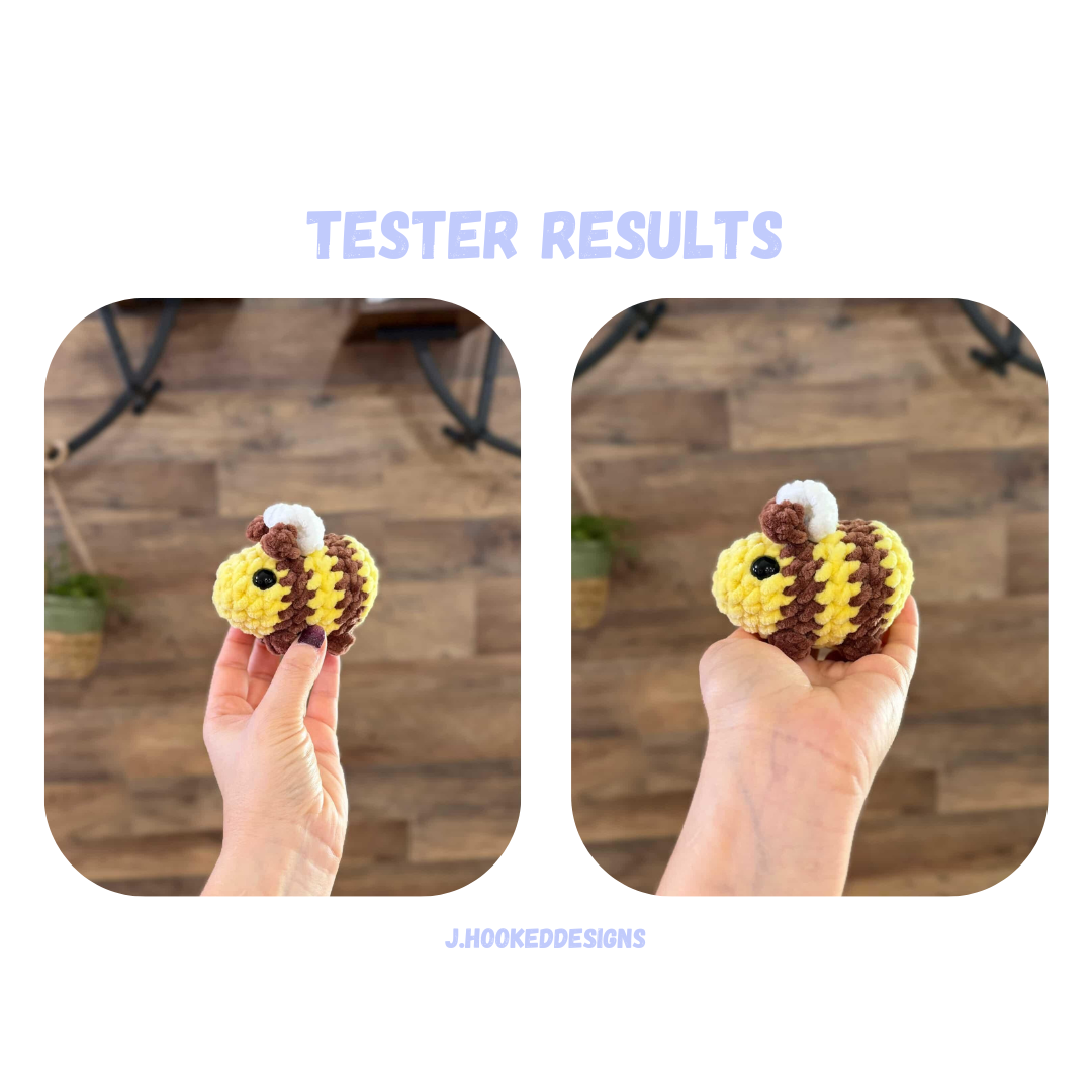 Bee Crochet Pattern NO SEW