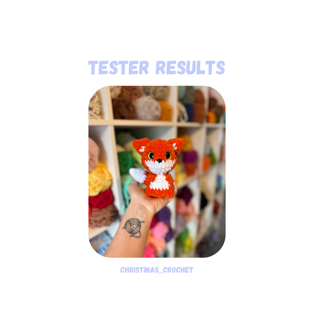 Fox Crochet Pattern Low Sew