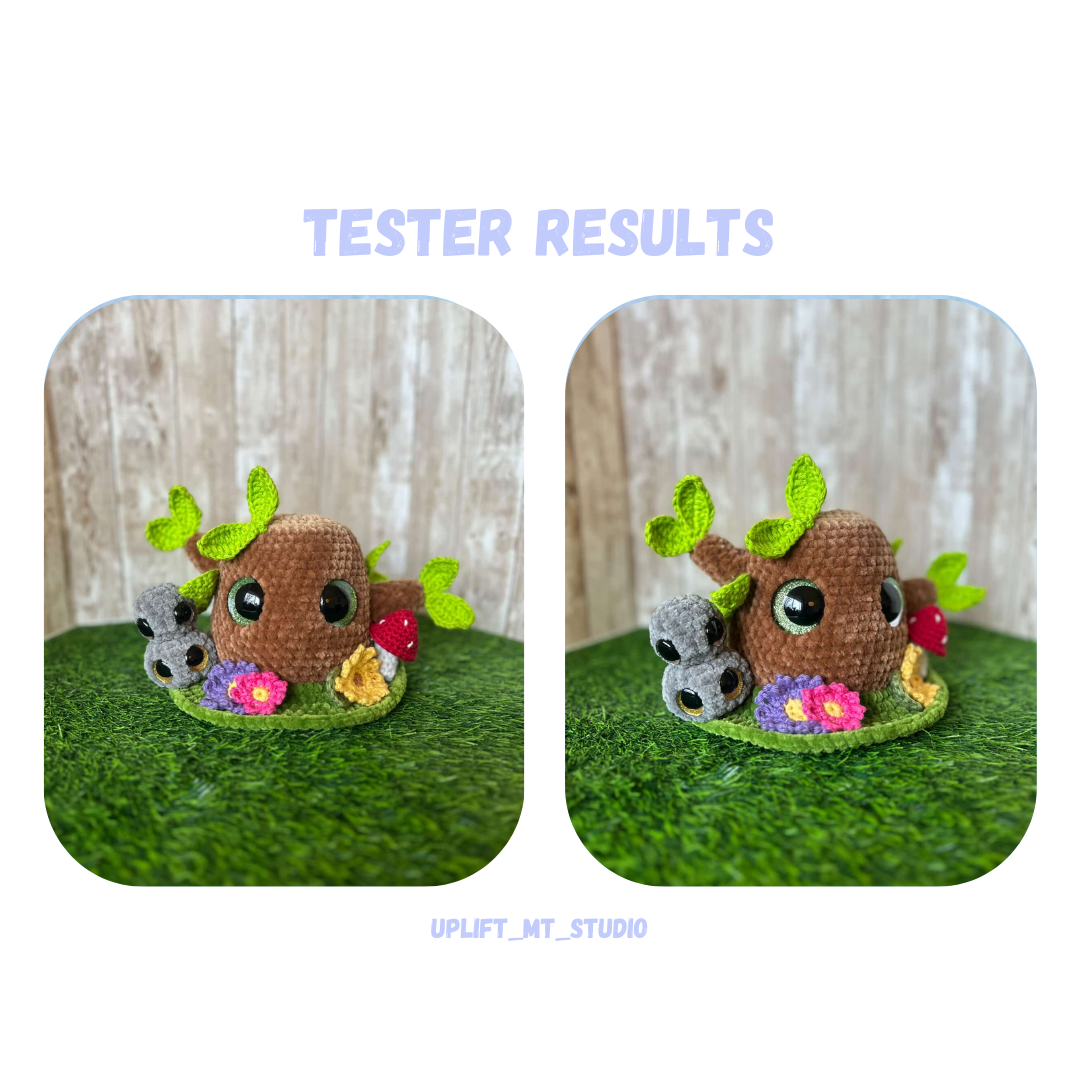 Tree Stump Buddy Crochet Pattern