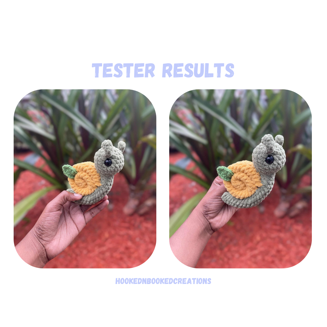 Snail Crochet Pattern LOW SEW