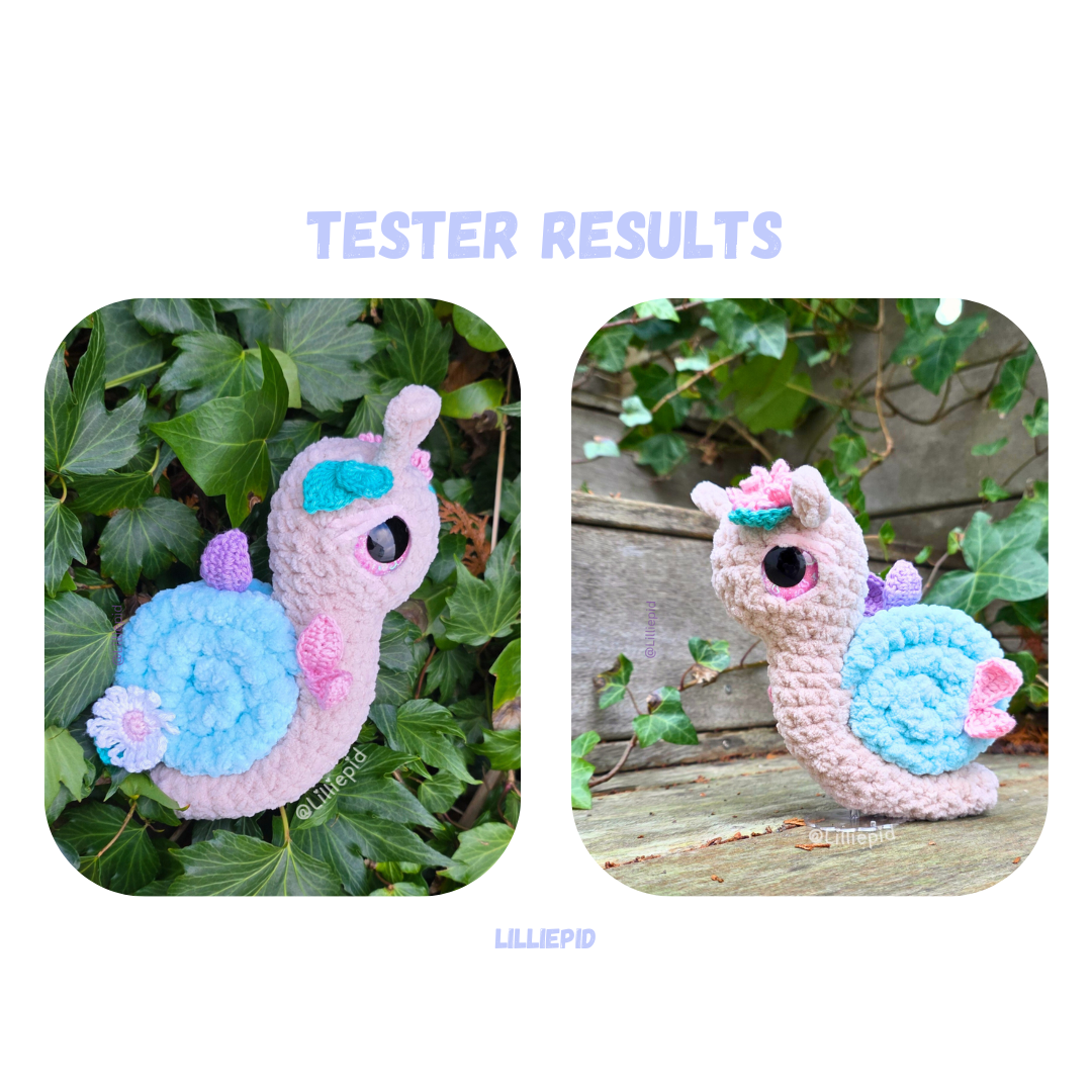 Snail Crochet Pattern LOW SEW