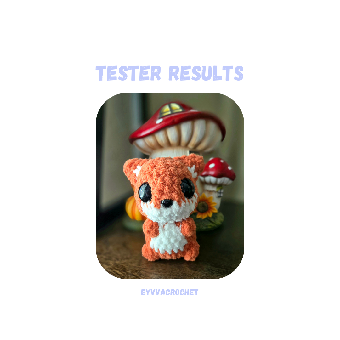 Fox Crochet Pattern Low Sew