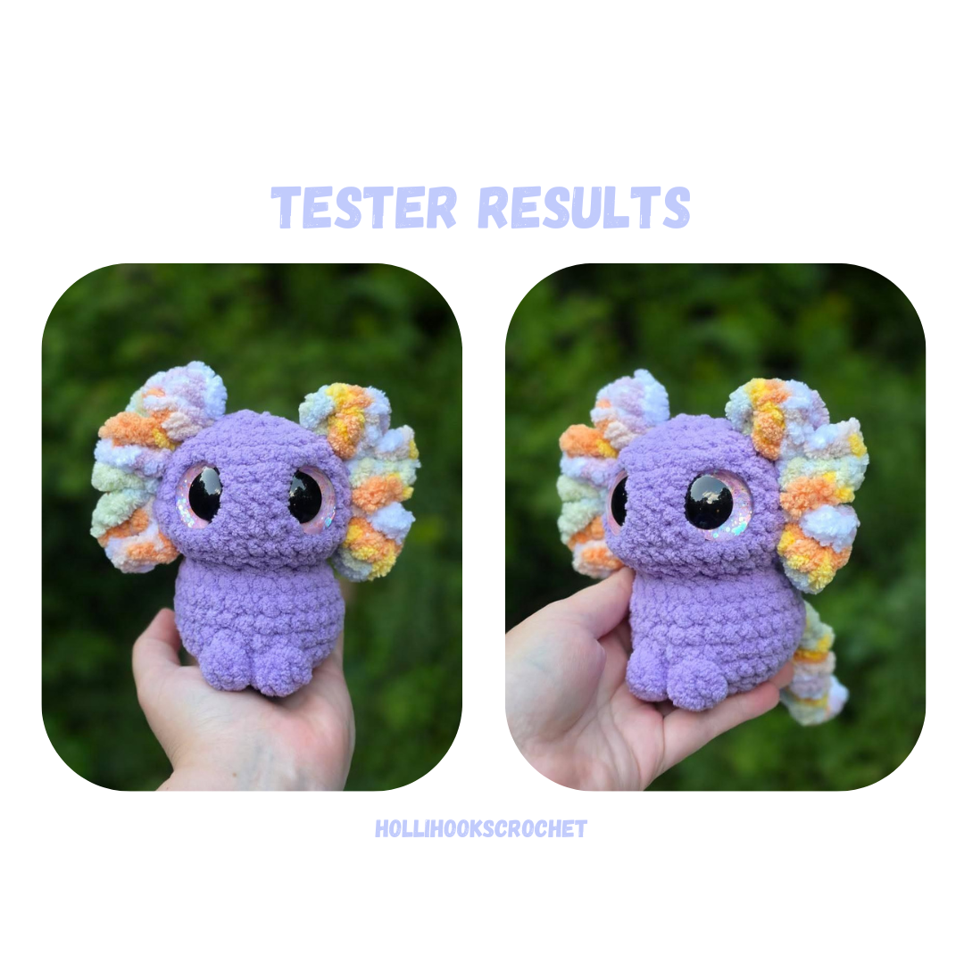 No Sew Axolotl Friend Pattern