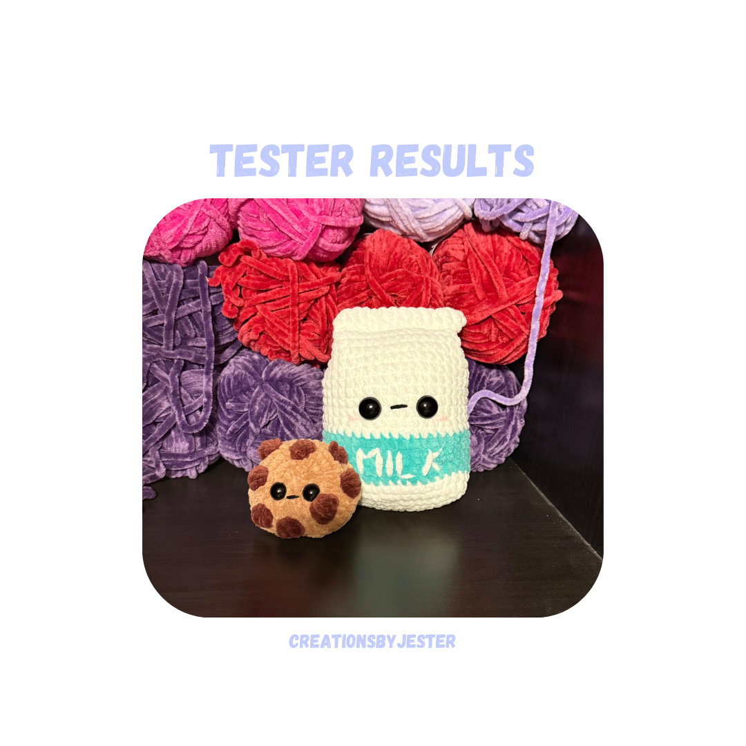 No Sew Milk and Cookie Pattern