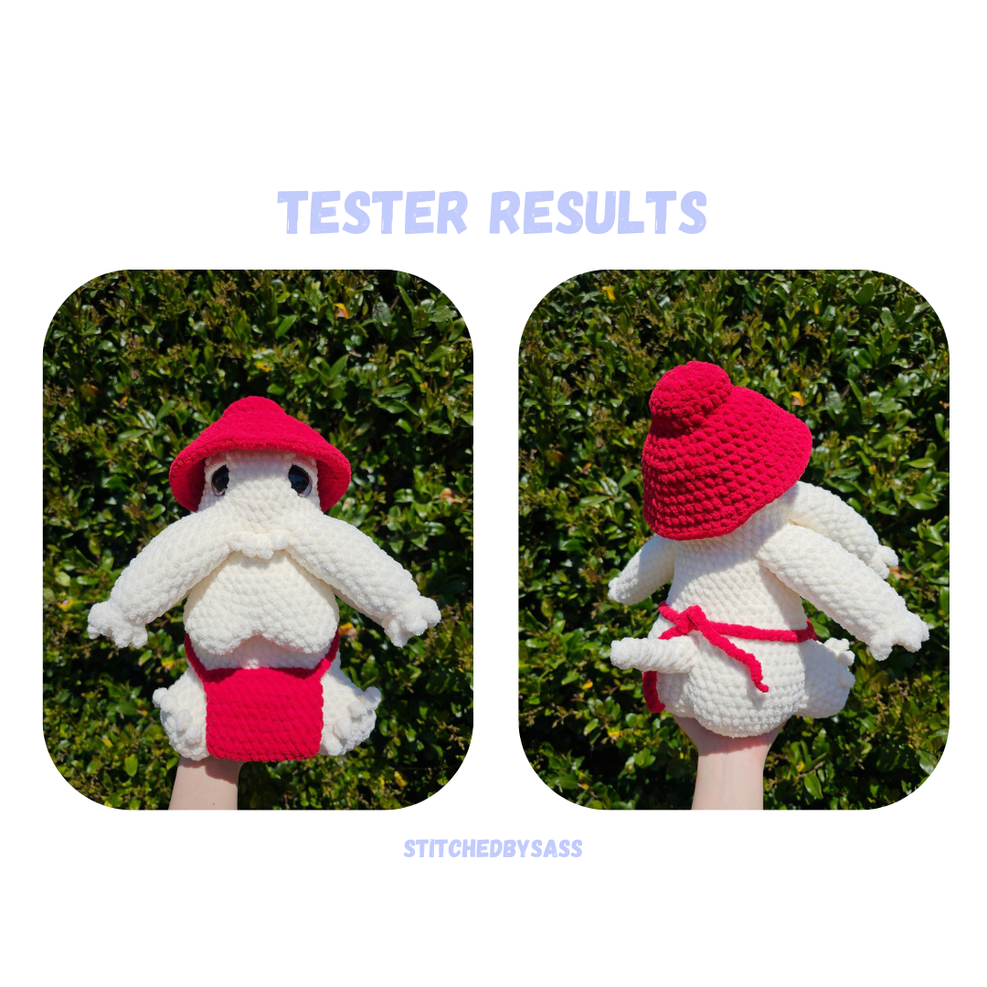 Spirit Radish Crochet Pattern